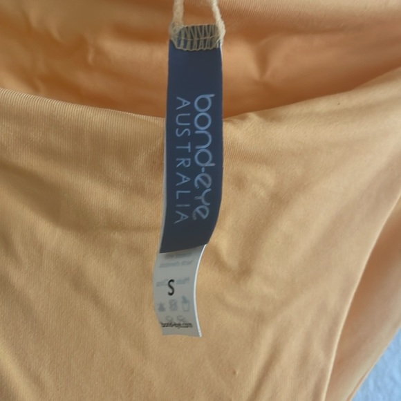BOND EYE AUSTRALIA BOND-eye BIKINI MANGO CREAM ORANGE S REVERSIBLE EUC - Picture 2 of 3